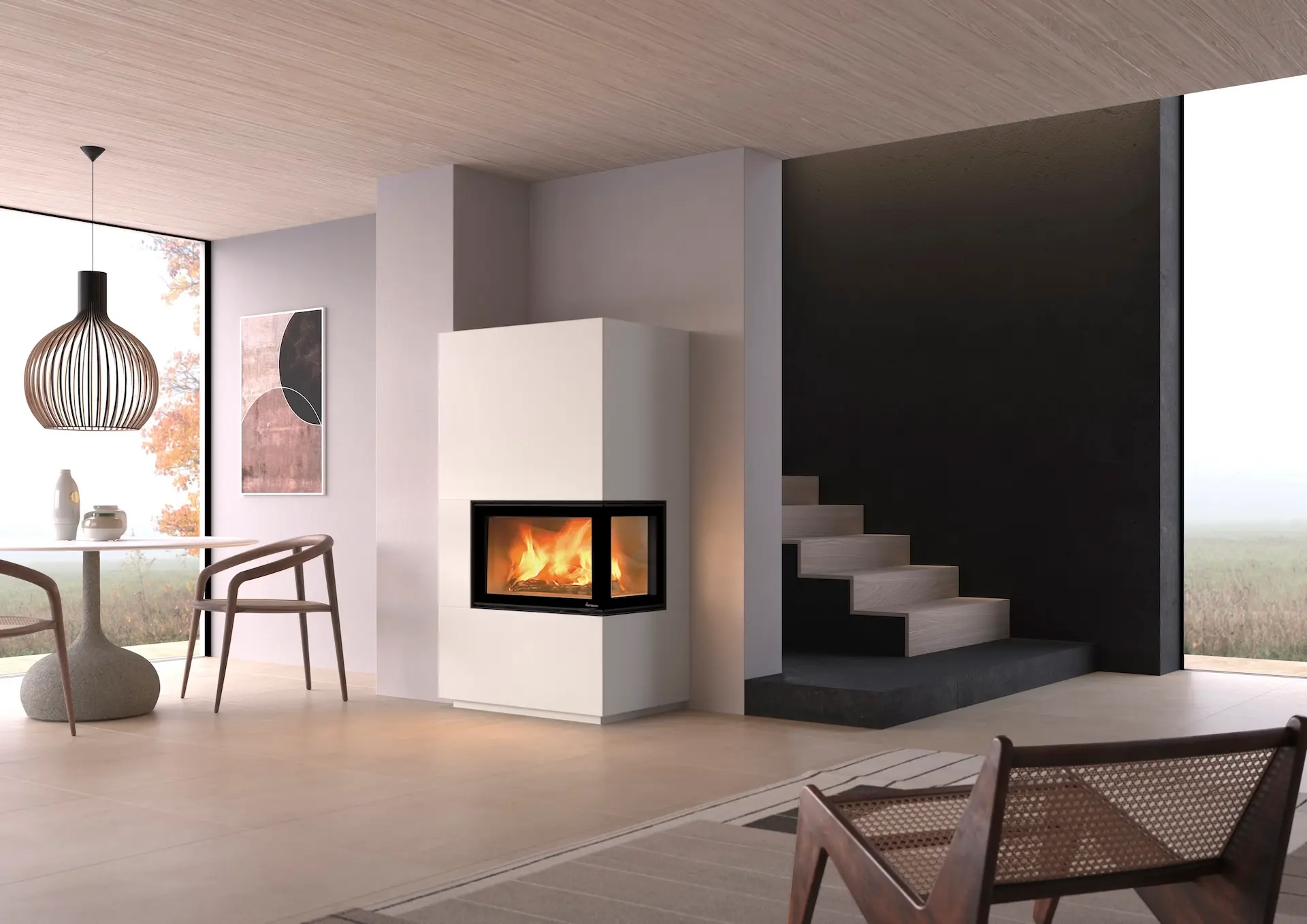 Takan asennus ja viimeistely sisätilassa