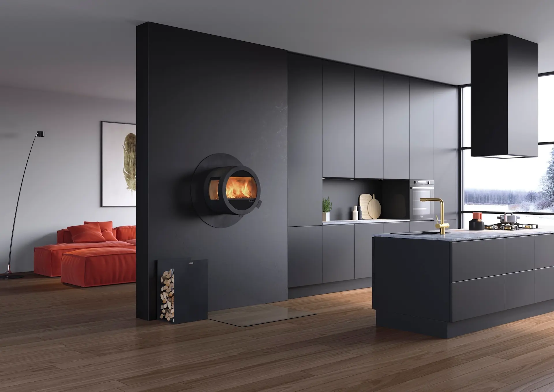 Takan integrointi sisustukseen